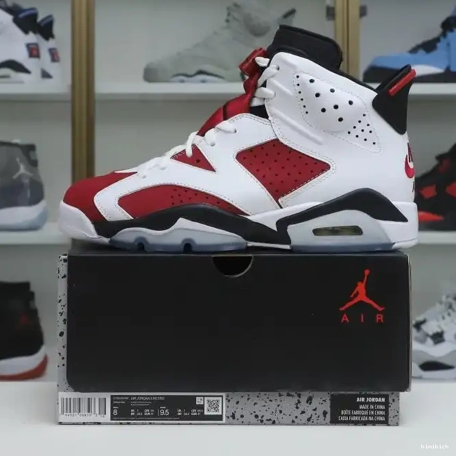 OG 6 'CARMINE' 2021 AIR Kimikick RETRO JORDAN 0610